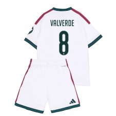 Real Madrid Federico Valverde #8 Hjemmedraktsett Barn 2026-27 Kortermet (+ korte bukser)